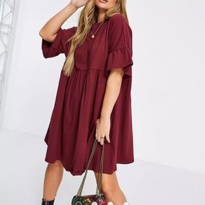 NWT ASOS Curve Super Oversized Smock Dress Size 20